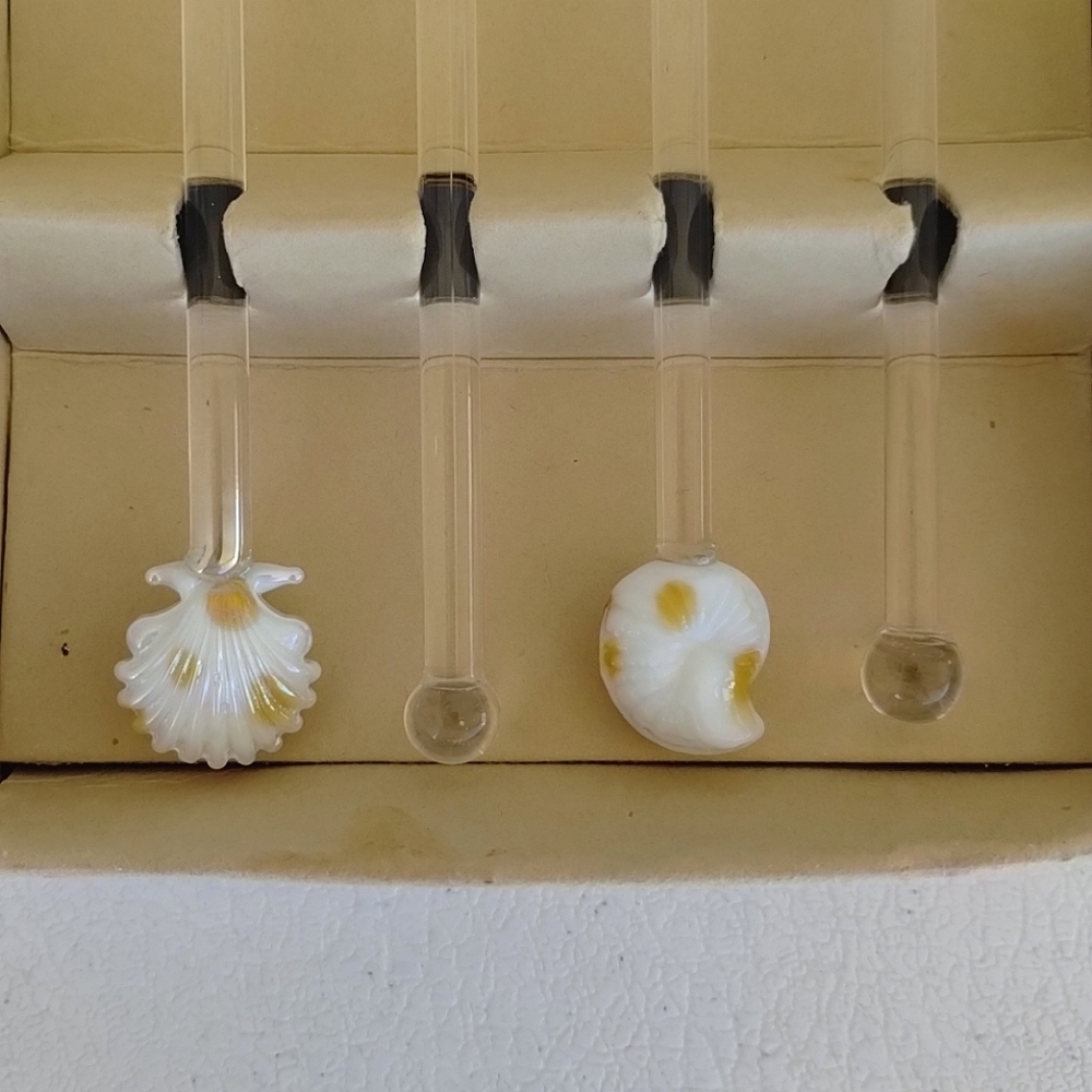 World Market Glass Shell Swizzle Sticks - Picture 4 of 13